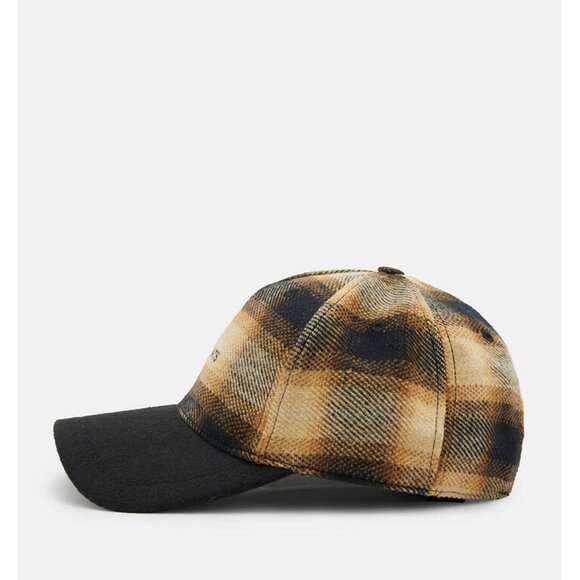 AllSaints Telesto Checked Baseball Cap - Picture 2 of 5